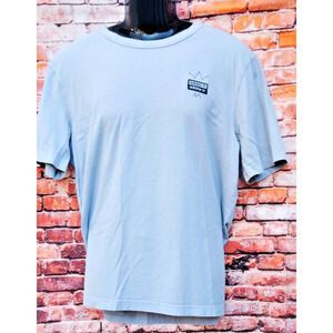 Light Gray in Color Adidas Vintage T-Shirt W/Back Print Removed Tag